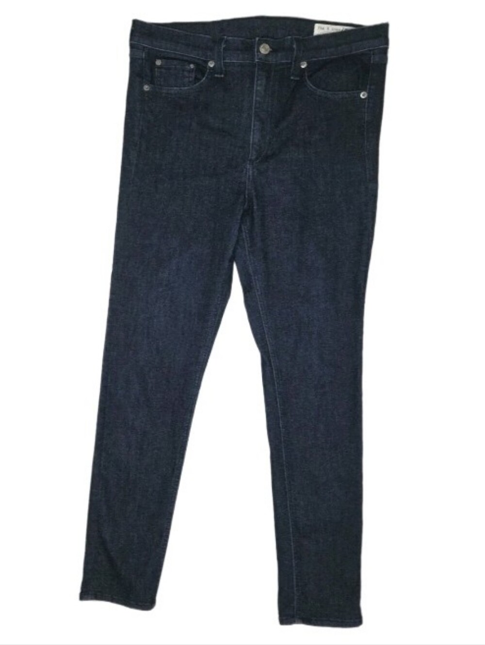 Rag & Bone High Rise Ankle Skinny Jeans Womens Size 30 Indigo Minimalist USA